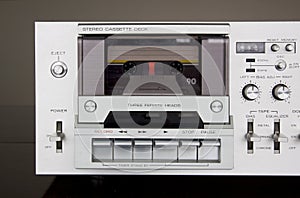 Vintage Stereo Cassette Tape Deck Recorder Front