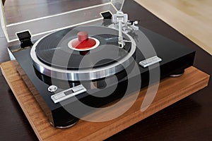 Vintage Stereo Turntable Vinyl Record Player