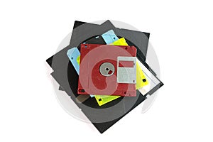 Vintage storage diskette floppy disk