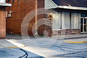 Vintage Store Front, Alley, Street Scene