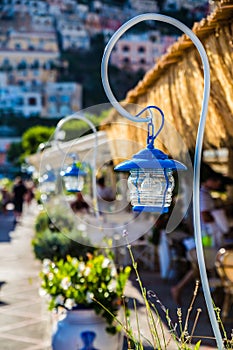 Vintage Street Lamp - Positano, Amalfi Coast,Italy