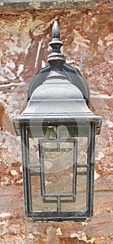 Vintage street lamp sconce, used in parks, streets and outdoor