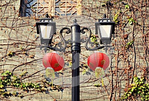 vintage streetlight road lamp street light outdoor landscape lighting