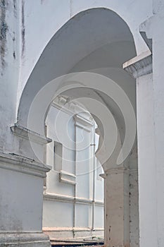 Vintage Structure of Arcade Ancient Portico