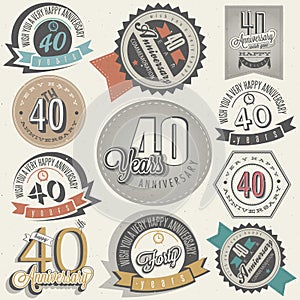 Vintage style 40 anniversary collection.