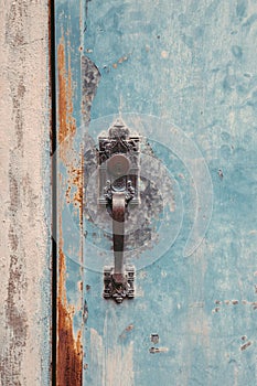 Vintage style door and doorknob