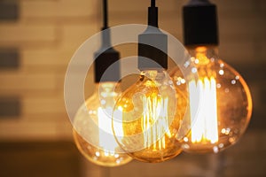 Vintage style light bulbs