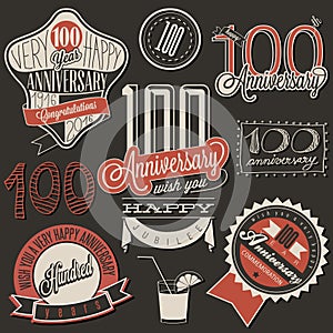 Vintage style One Hundred anniversary collection.