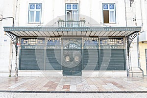 Vintage style shop in the centre of Lisbon, Portugal