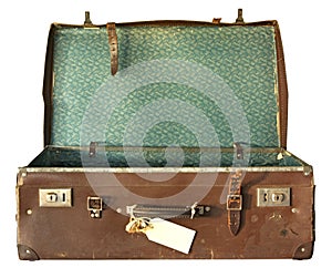 Vintage Suitcase, Open photo