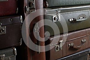 Vintage suitcases