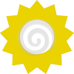 Vintage sun icon. Sun star icons or logo collection. Sun rays. Radial sunset beams. Fireworks. Vector illustration.
