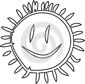 Vintage sun icon. Sun star icons or logo collection. Sun rays. Radial sunset beams. Fireworks. Vector illustration.