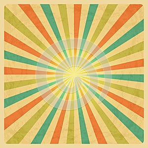 Vintage Sunburst Background