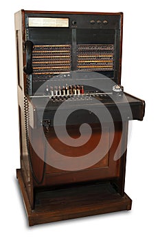 Vintage switchboard photo