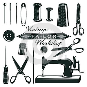 Vintage Tailor Elements Set