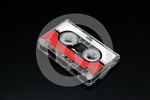 vintage technology magnetic tape microcassette