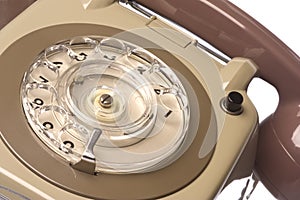 Vintage Telephone Isolated