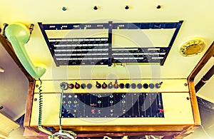 Vintage telephone switchboard