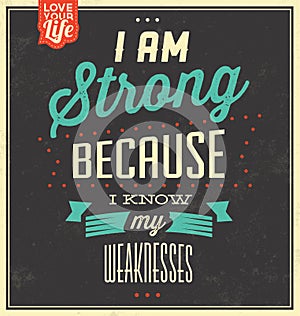 Vintage Template - Retro Design - Quote Typographic Background photo