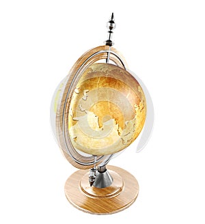 Vintage terrestrial globe