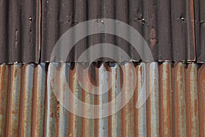 Rustic roof metal tole photo