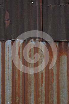 Rustic roof metal tole photo