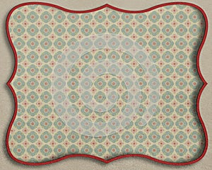 Vintage textured background with frame.