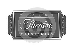 Vintage theater ticket