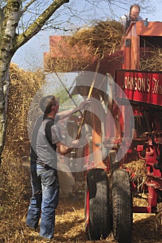 Vintage Threshing machine