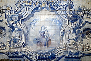 Vintage tiles from Lisbon, Portugal.