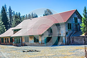 Vintage Tin Roof Building Once Used For Mining Operations