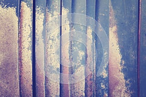 Vintage toned blurred abstract rusty metal background