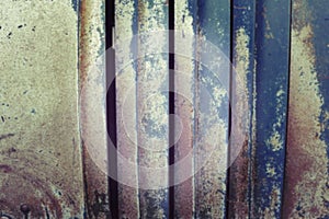 Vintage toned blurred abstract rusty metal background