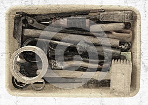 Vintage tool box