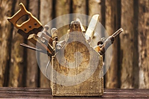 vintage tool box