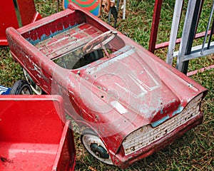 Vintage Toy Peddle Car