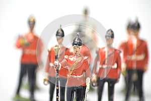 Vintage toy soldier band