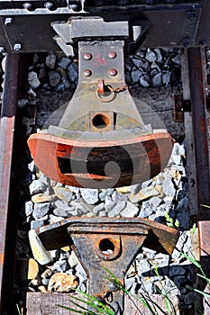 Vintage train buffer