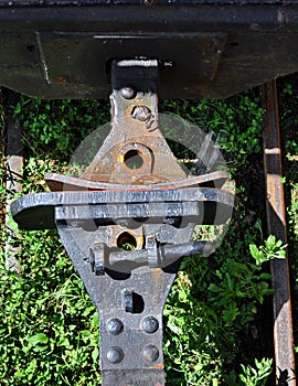 Vintage train buffer