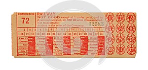 Old Train Ticket