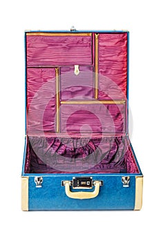 Vintage travel suitcase