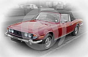 Vintage triumph stag car