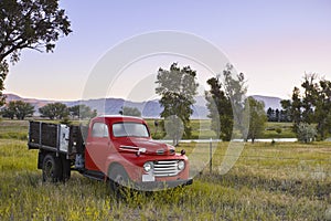 Vintage Truck on a Montana Farm