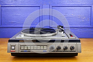 Vintage turntable vinyl record player