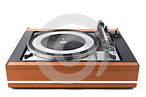 Vintage turntable vinyl record player