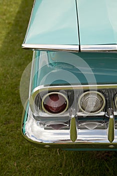 Vintage turquoise Car