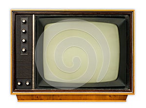 Antiguo televisión colocar 