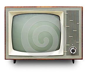 Antiguo televisión colocar 