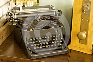 Vintage type writer